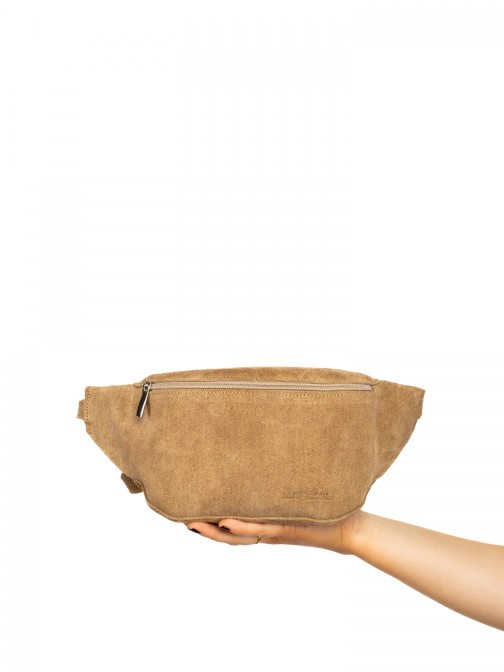 Denim Suede Waist Bag Denim Suede Waist Bag