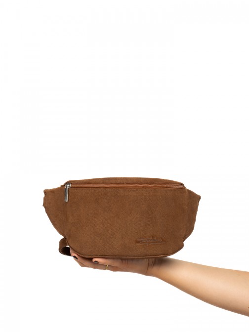 Bolsa de Cintura em Camur�a Jeans