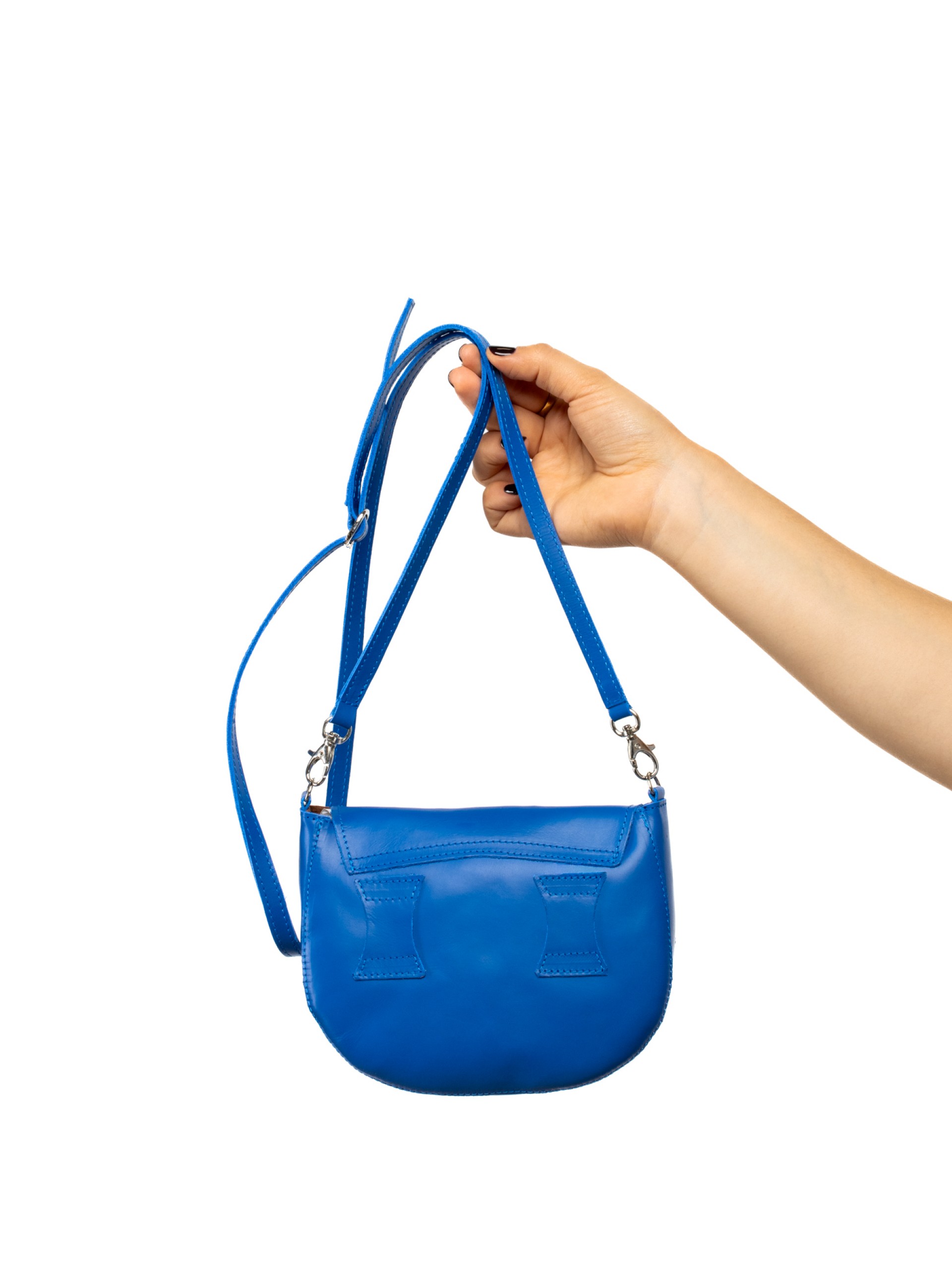 Perforated Leather Crossbody Bag