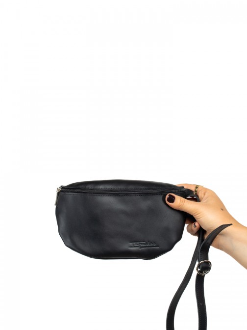 Laminated Leather Waist Bag Laminated Leather Waist Bag