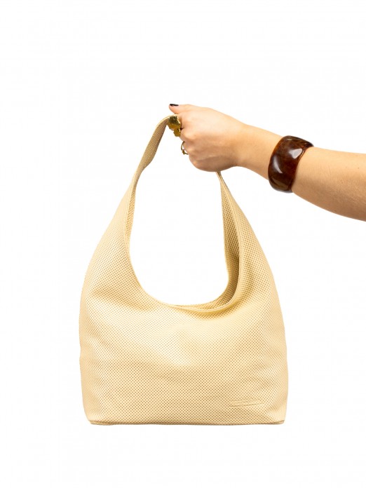 Perforated Leather Shoulder Bag Perforated Leather Shoulder Bag