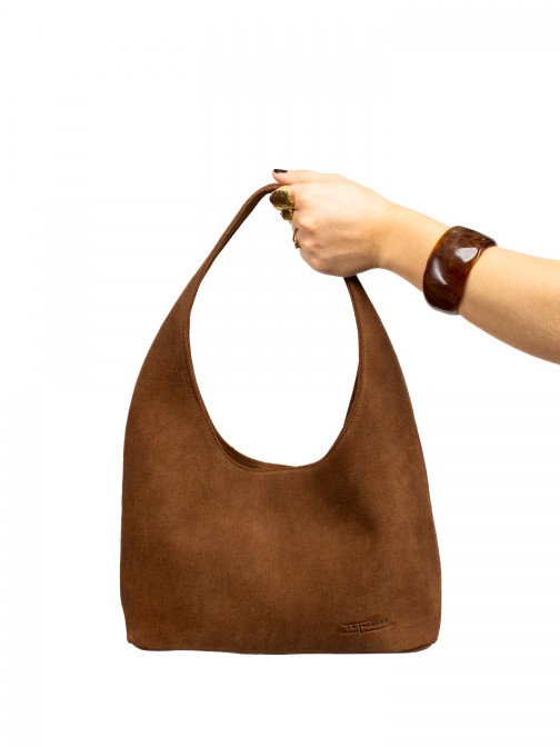 Denim Suede Shoulder Bag Denim Suede Shoulder Bag