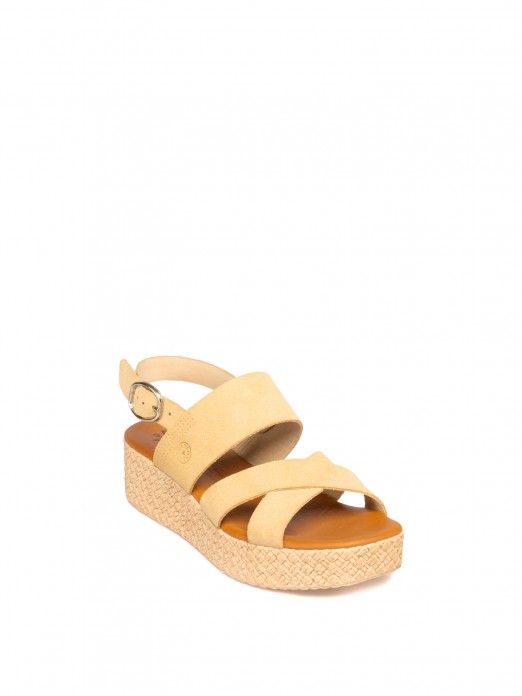 Suede wedge sandal Suede wedge sandal