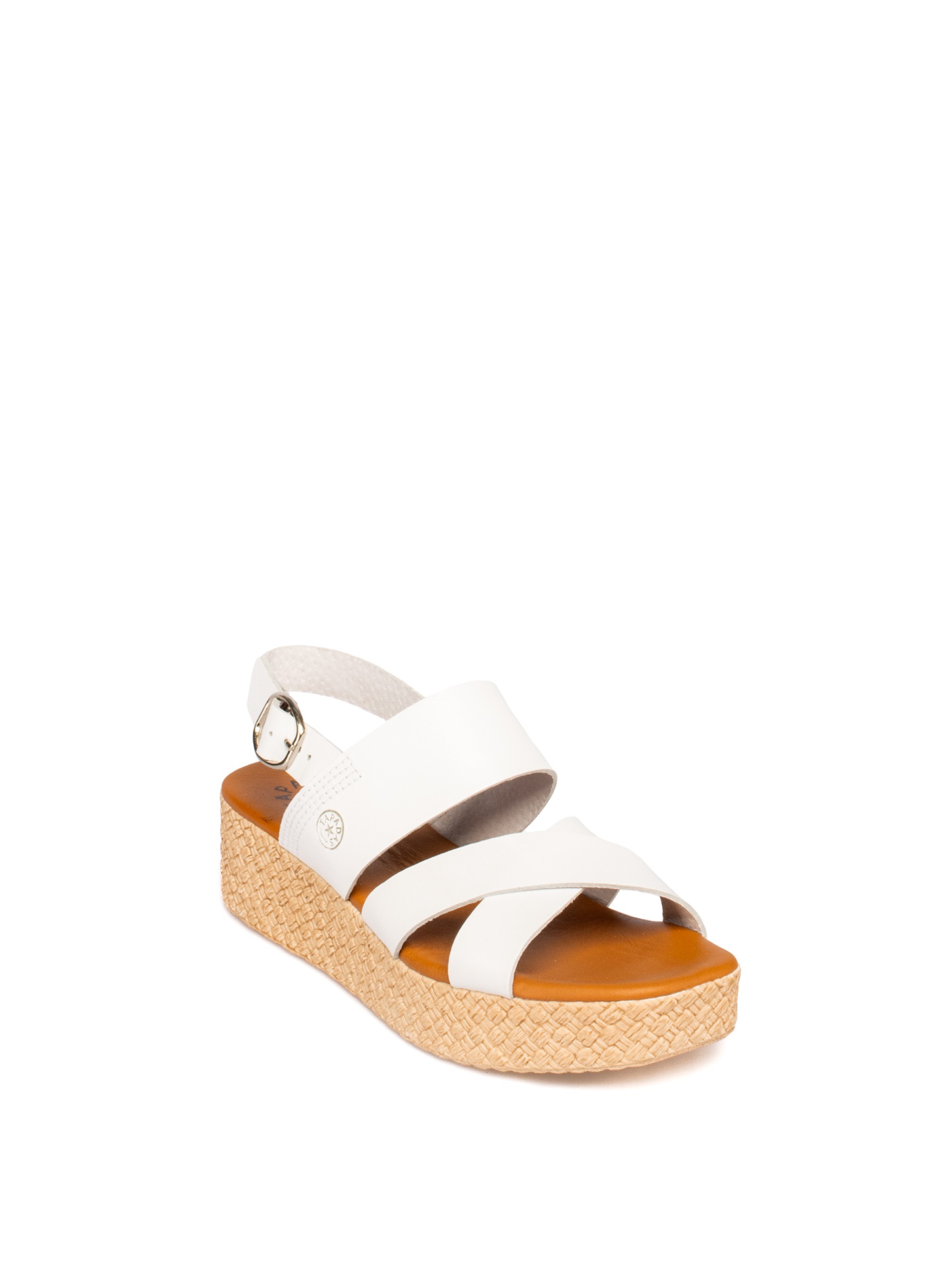 Women's Leather Wedge Sandal
