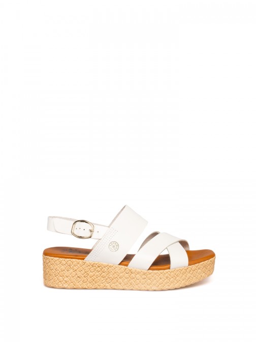 Women's Leather Wedge Sandal Women's Leather Wedge Sandal