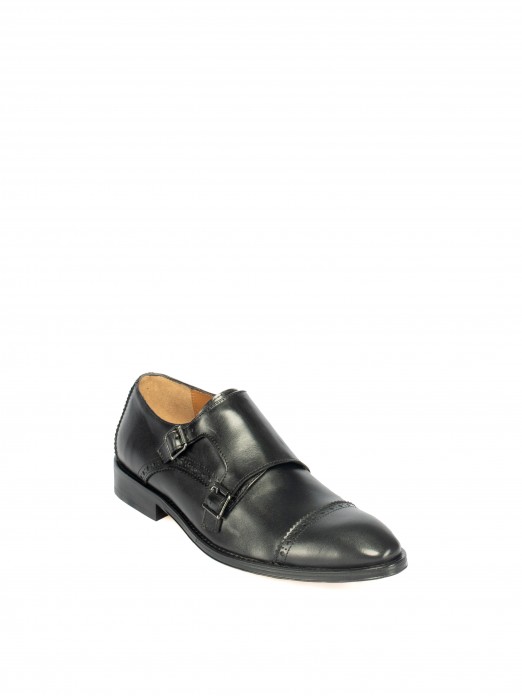 Sapato de Homem Double Monk com Fivela Dupla Sapato de Homem Double Monk com Fivela Dupla