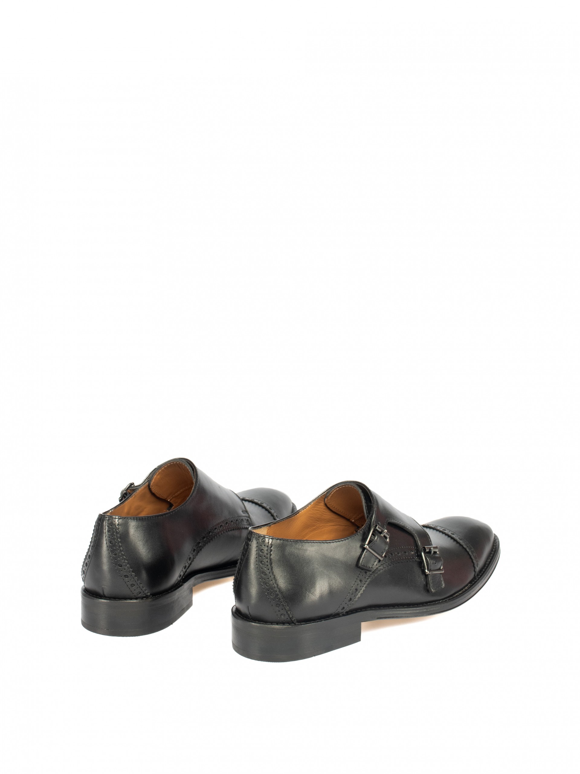Sapato de Homem Double Monk com Fivela Dupla