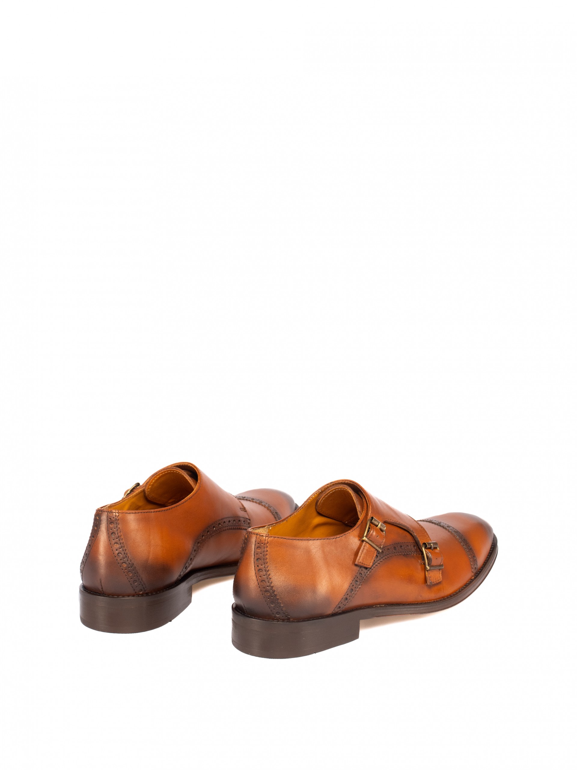 Sapato de Homem Double Monk com Fivela Dupla