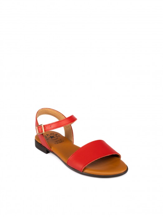 Women’s Flat Leather Sandal Women’s Flat Leather Sandal