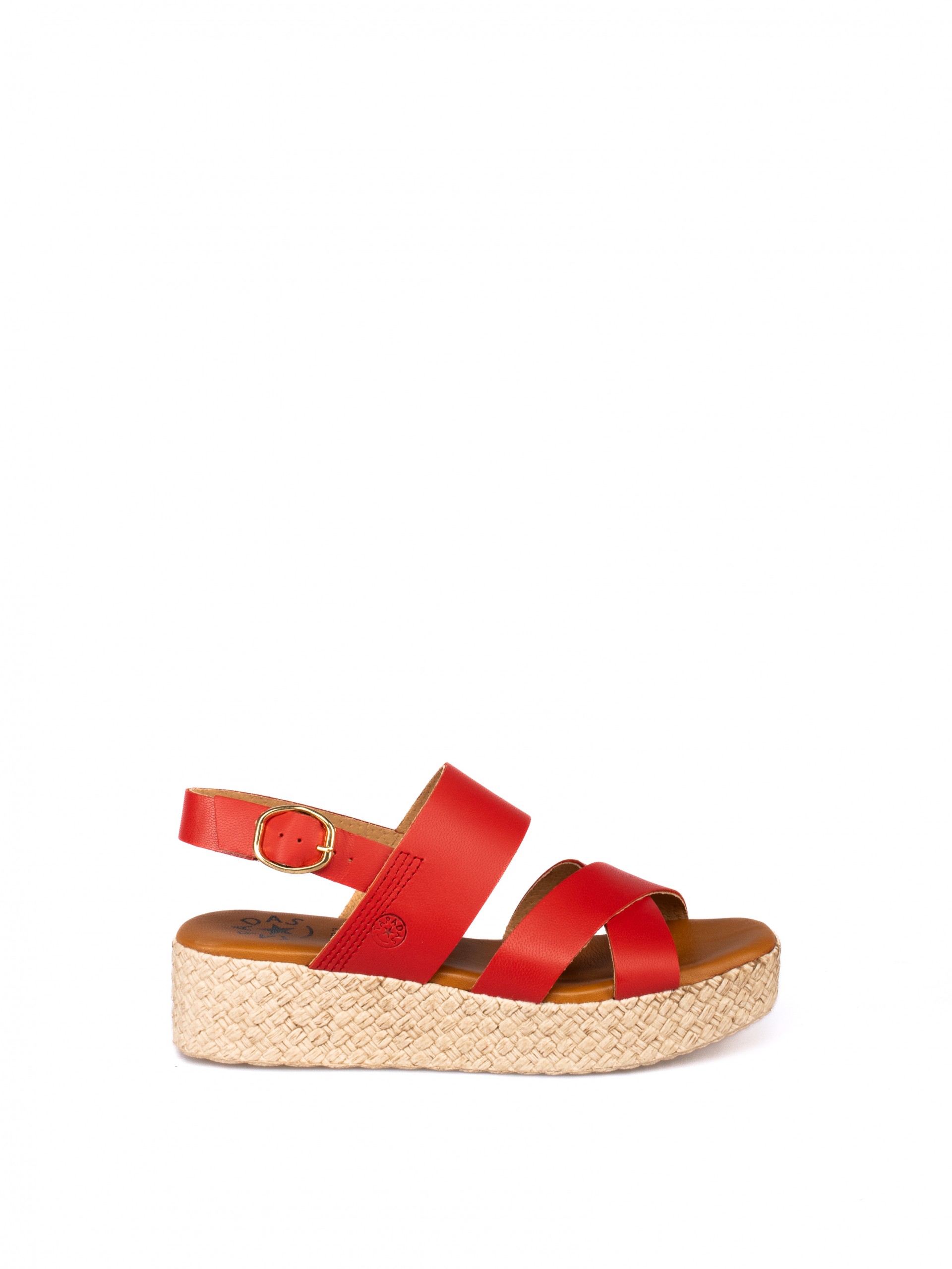 Women's Leather Wedge Sandal