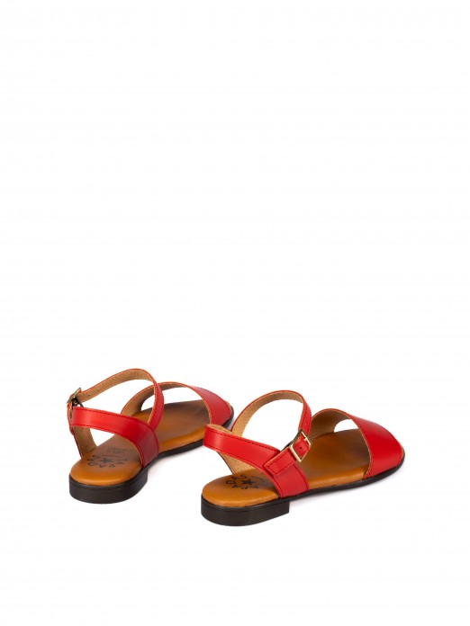 Women’s Flat Leather Sandal Women’s Flat Leather Sandal