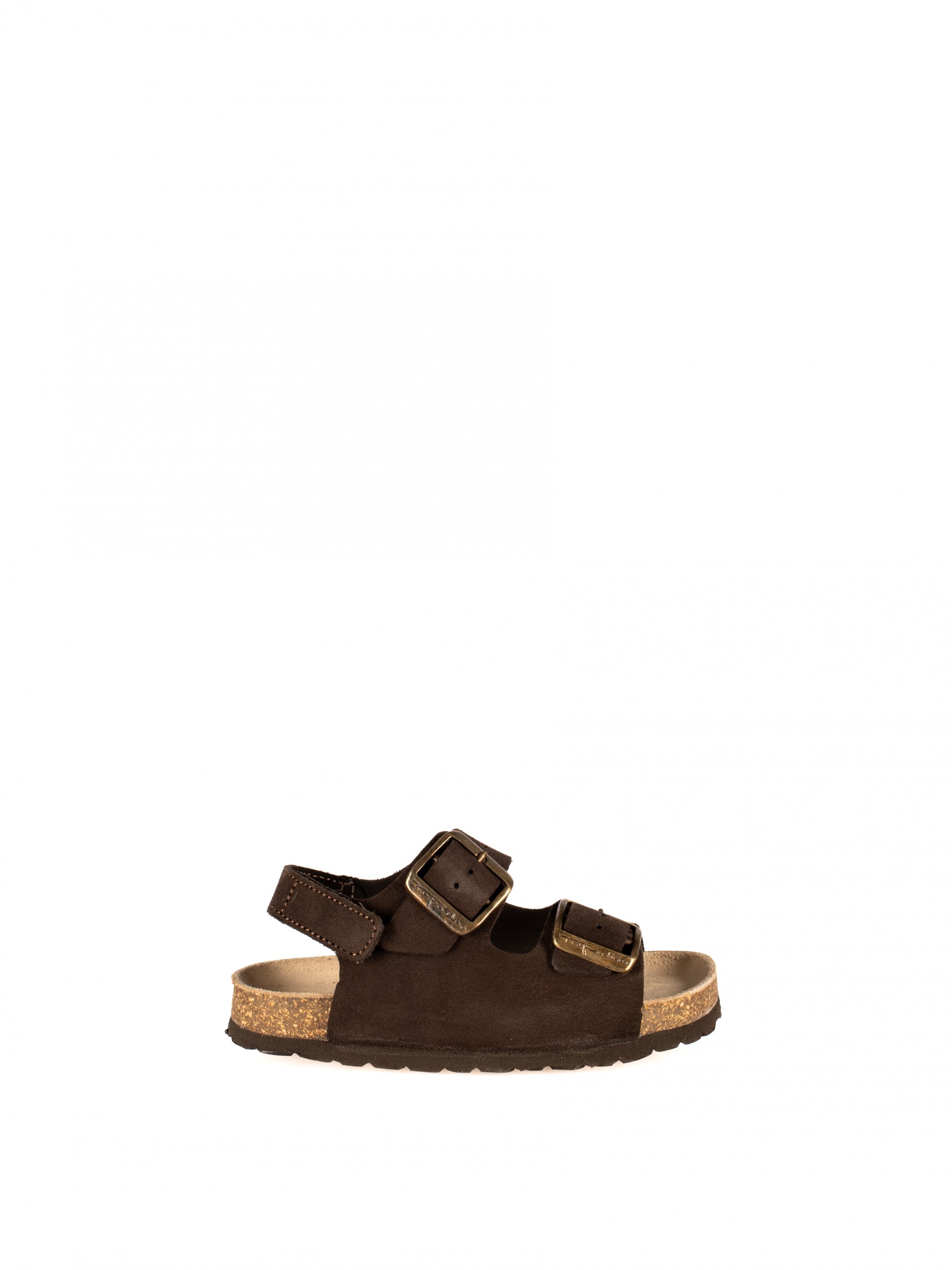 Two Straps Laminated Leather Bio Slipper