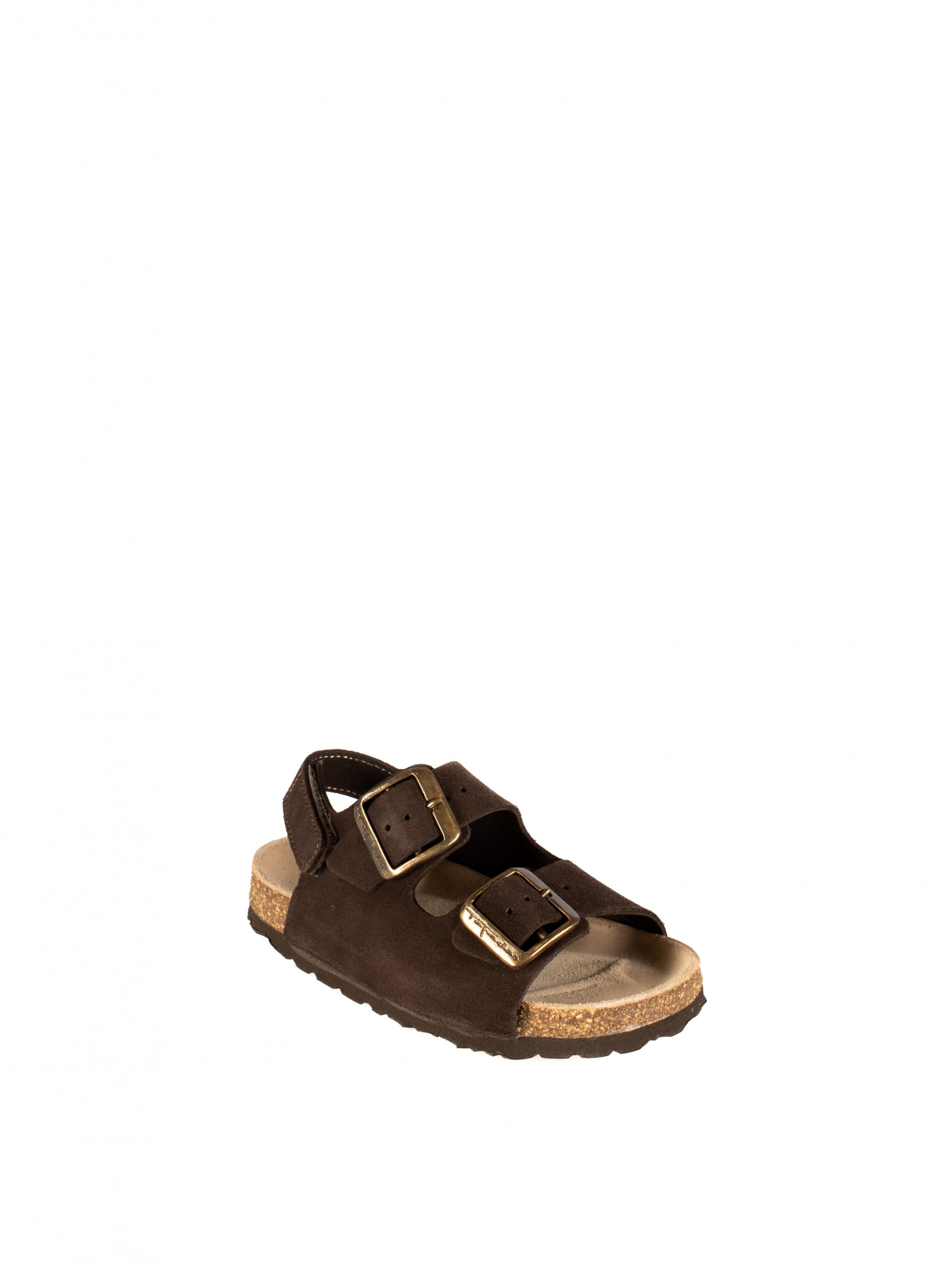 Two Straps Laminated Leather Bio Slipper