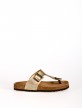 Slipper with laminated leather insole Slipper with laminated leather insole