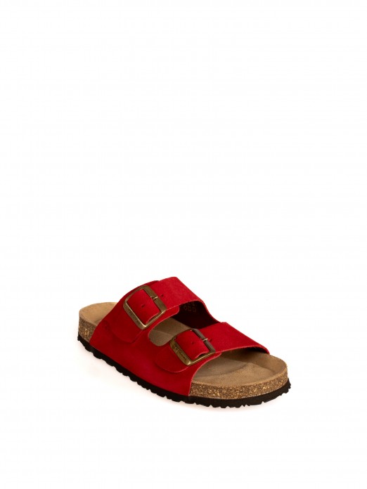 Chinelo Bio em Camurça com Fivelas Chinelo Bio em Camurça com Fivelas