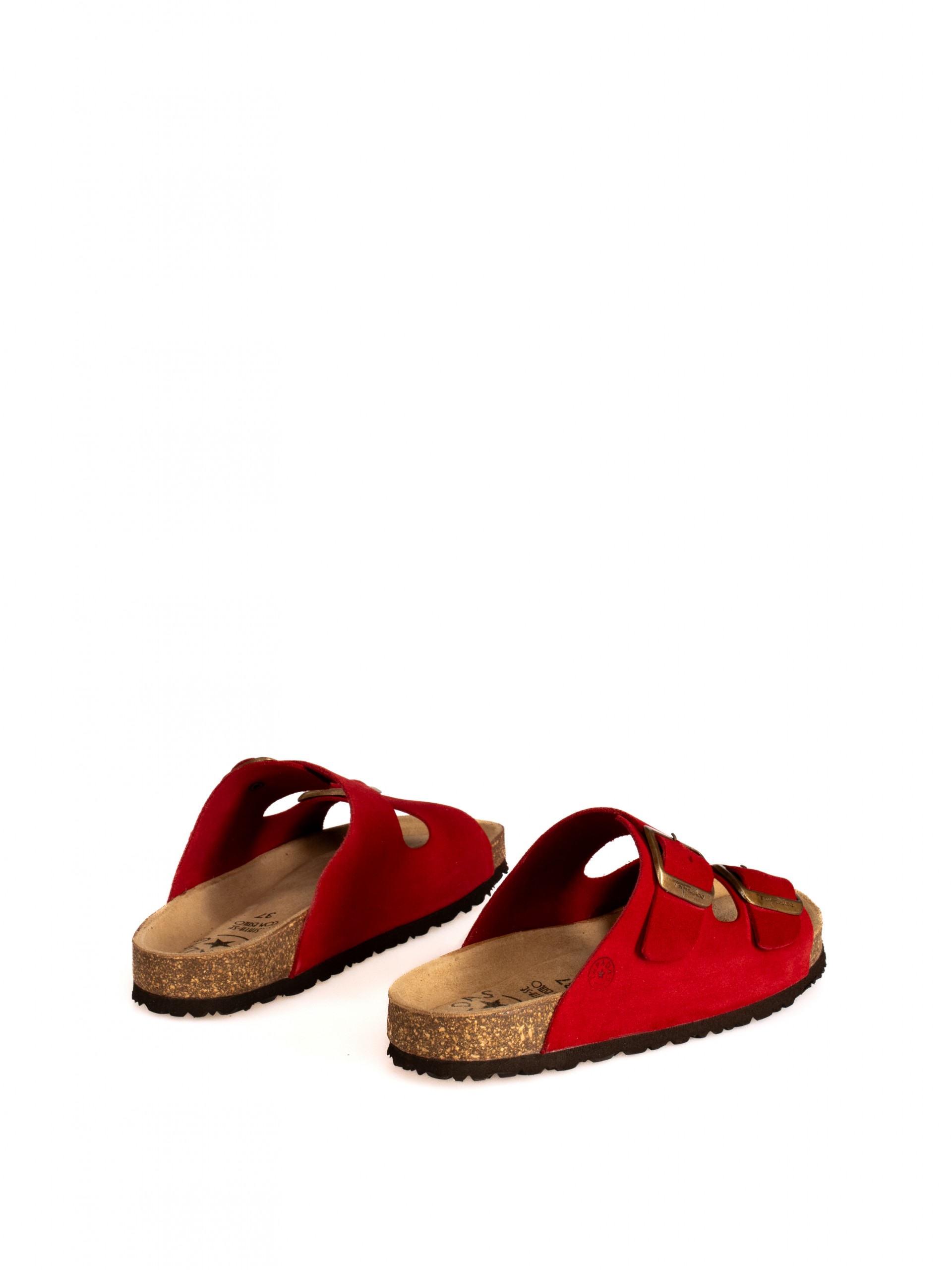 Chinelo Bio em Camurça com Fivelas