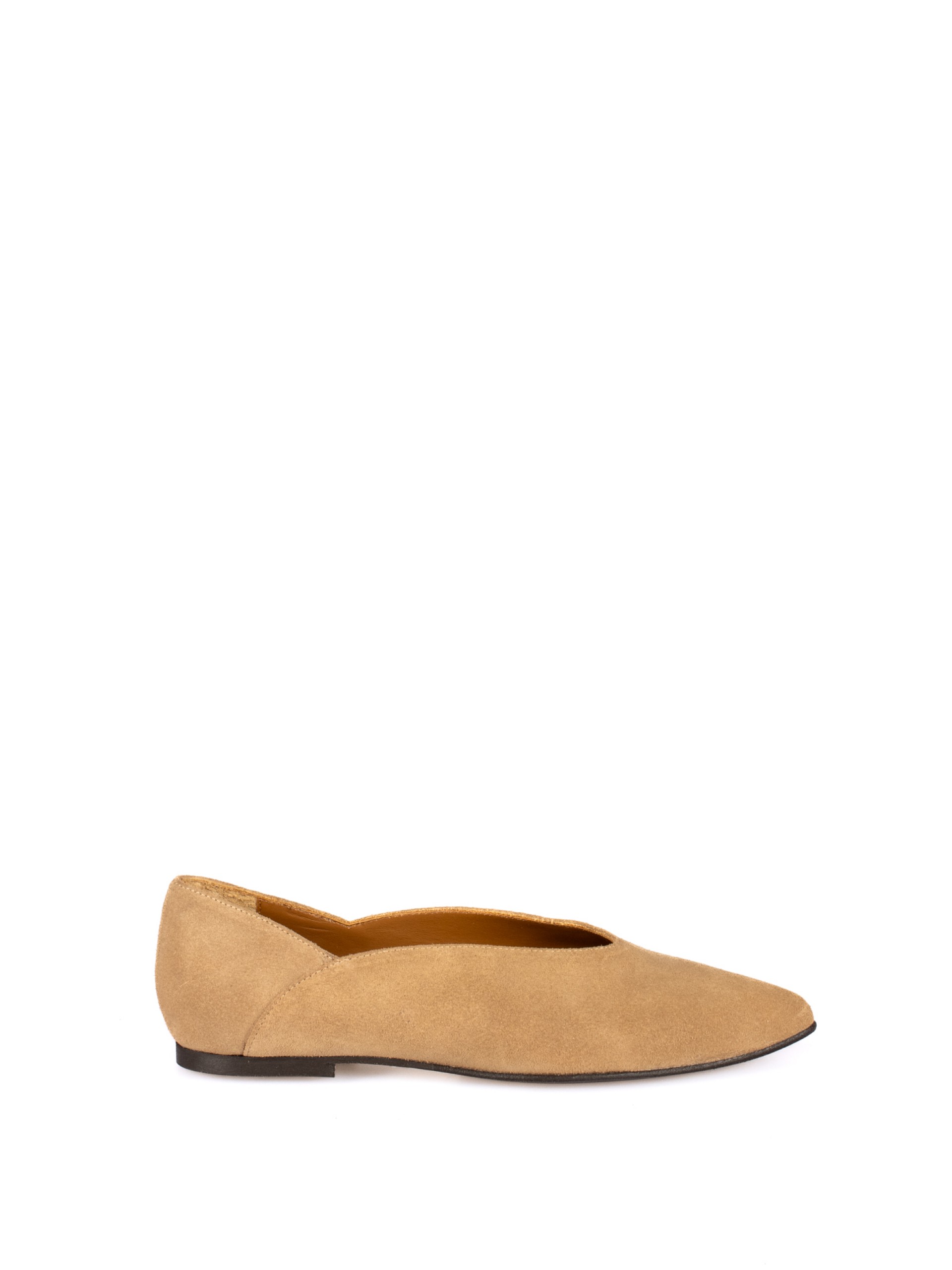 Suede Sabrina-Style Shoes