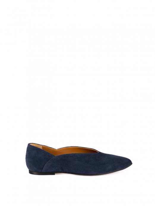 Suede Sabrina-Style Shoes Suede Sabrina-Style Shoes