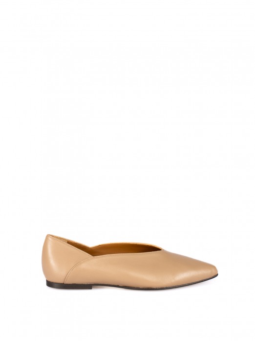 Leather Sabrina-Style Shoes Leather Sabrina-Style Shoes