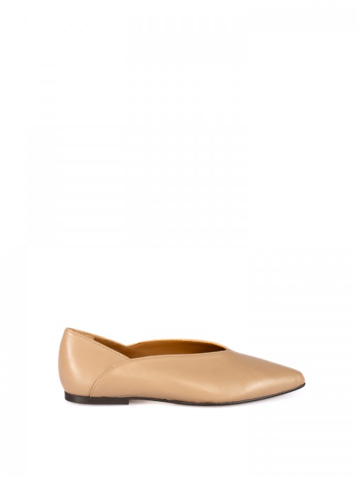 Leather Sabrina-Style Shoes