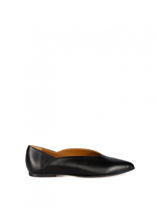 Leather Sabrina-Style Shoes Leather Sabrina-Style Shoes