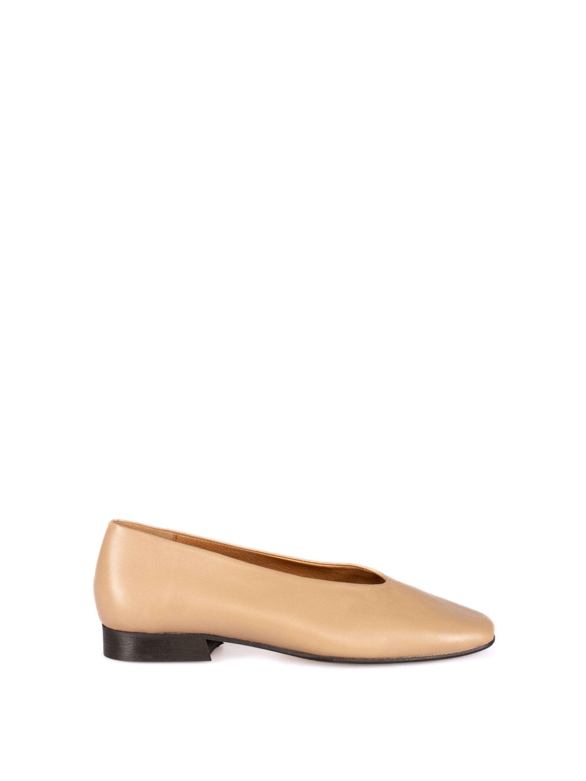 Leather Flat Shoes