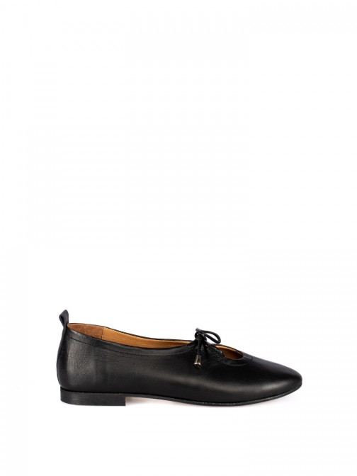 Leather Ballet Flats