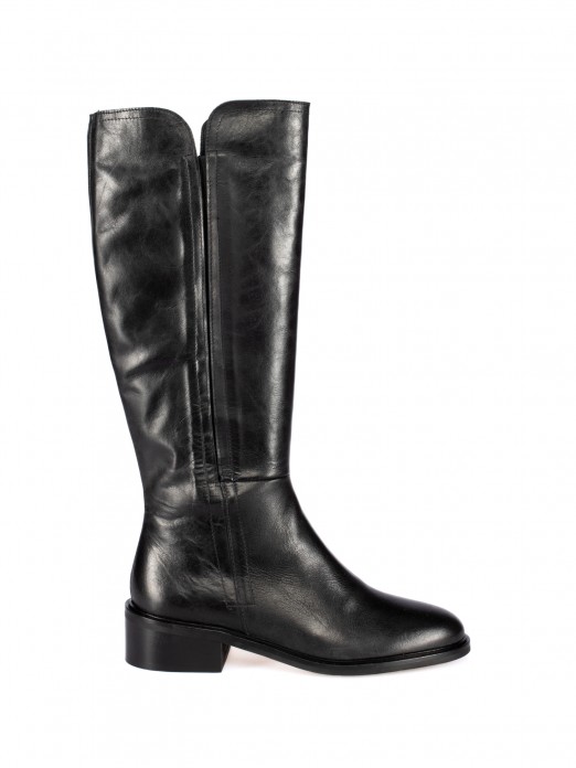 Bota Cavaleira em Pele Bota Cavaleira em Pele