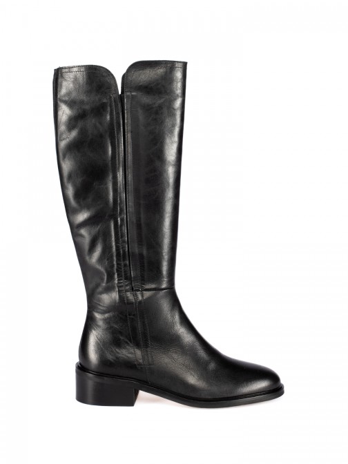 Bota Cavaleira em Pele Bota Cavaleira em Pele