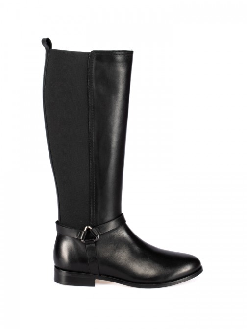 Bota Cavaleira em Pele Bota Cavaleira em Pele
