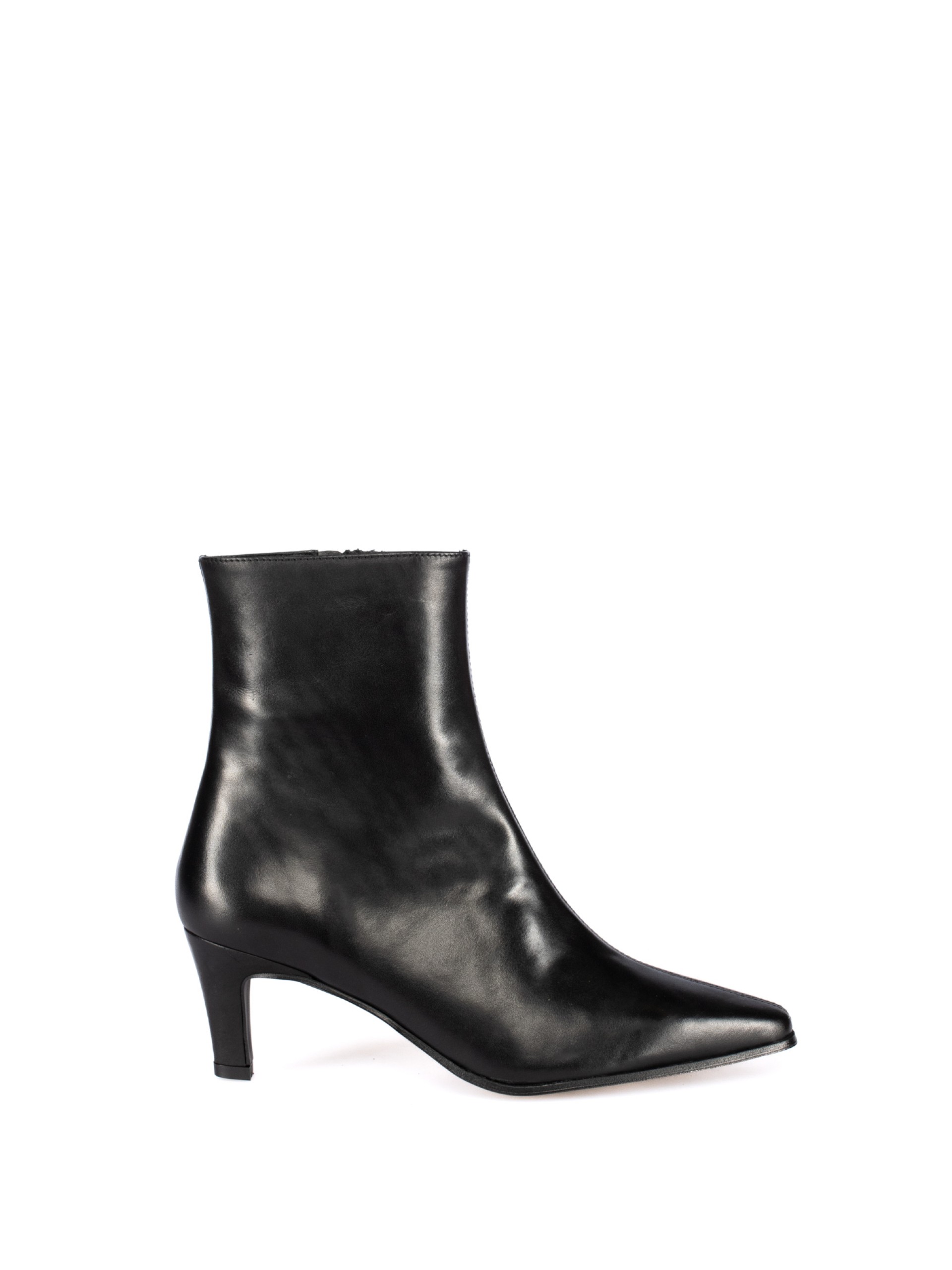 Leather Heeled Ankle Boots