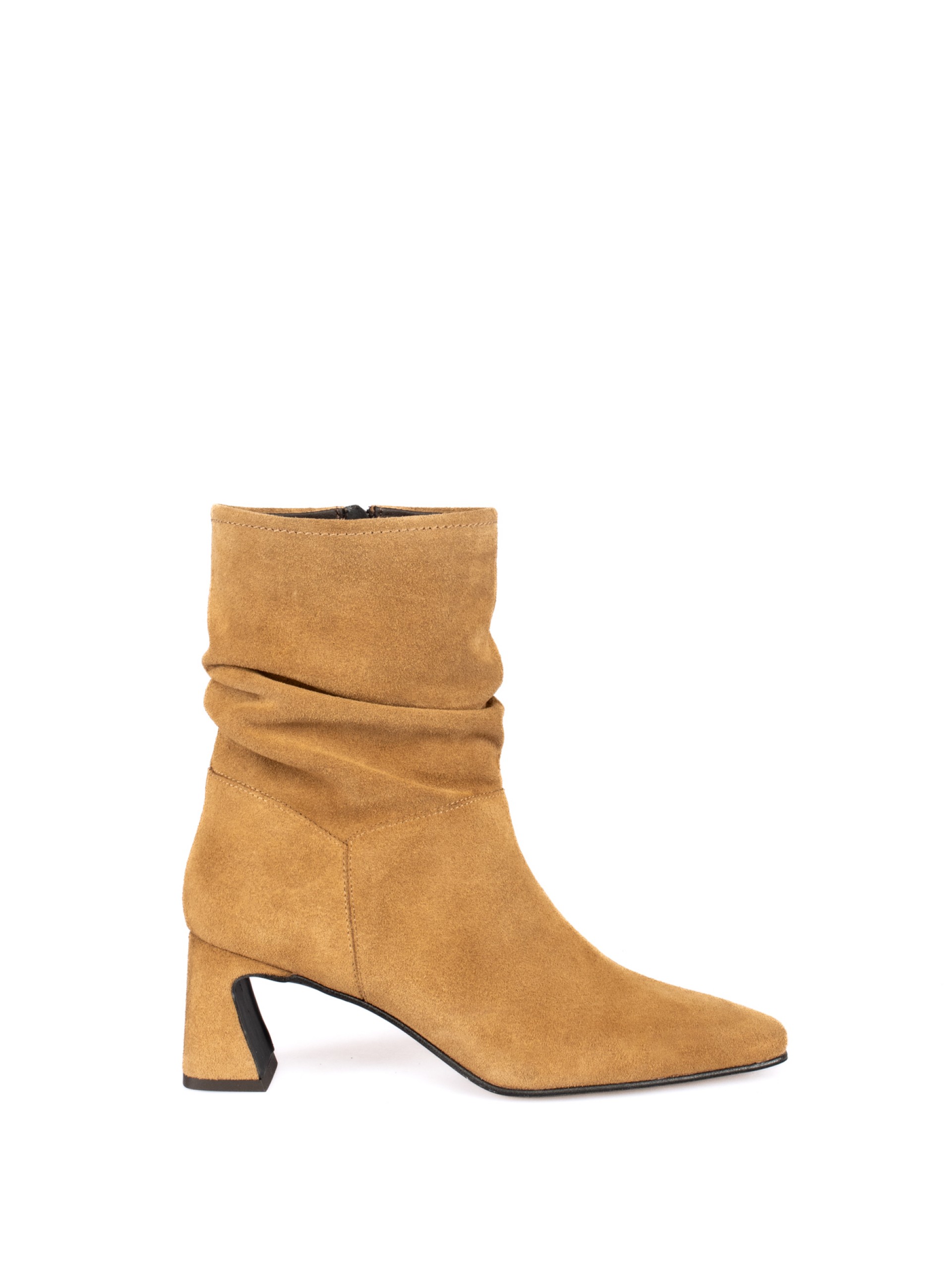 Suede Heeled Ankle Boots