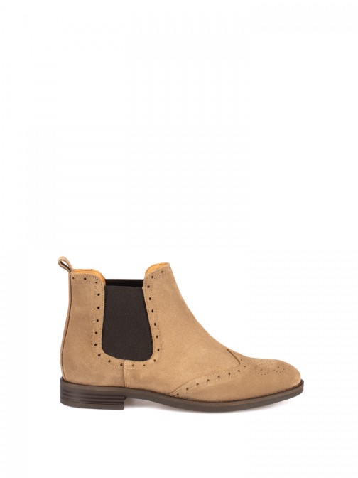 Suede Chelsea Ankle Boots