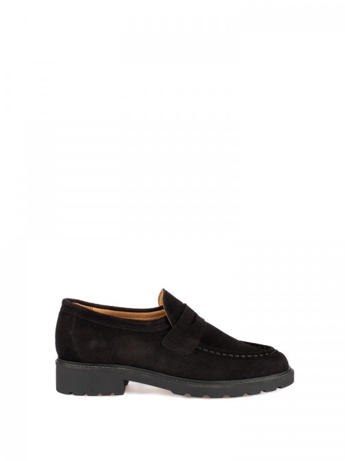 Suede Loafers