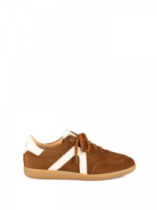 Suede and Leather Sneakers