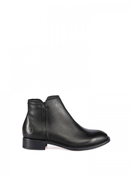 Flat Leather Boot