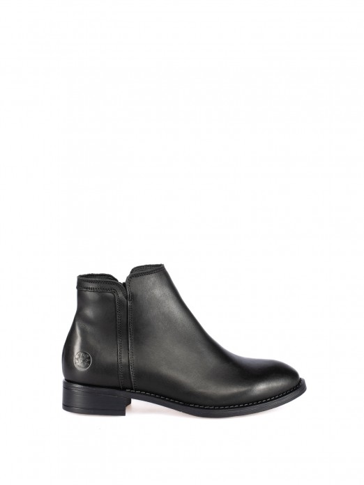 Flat Leather Boot Flat Leather Boot