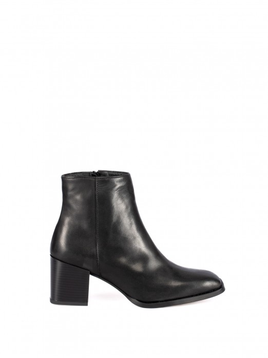 Leather Heeled Ankle Boot Leather Heeled Ankle Boot