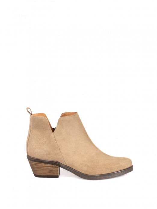 Suede Texan Ankle Boots Suede Texan Ankle Boots