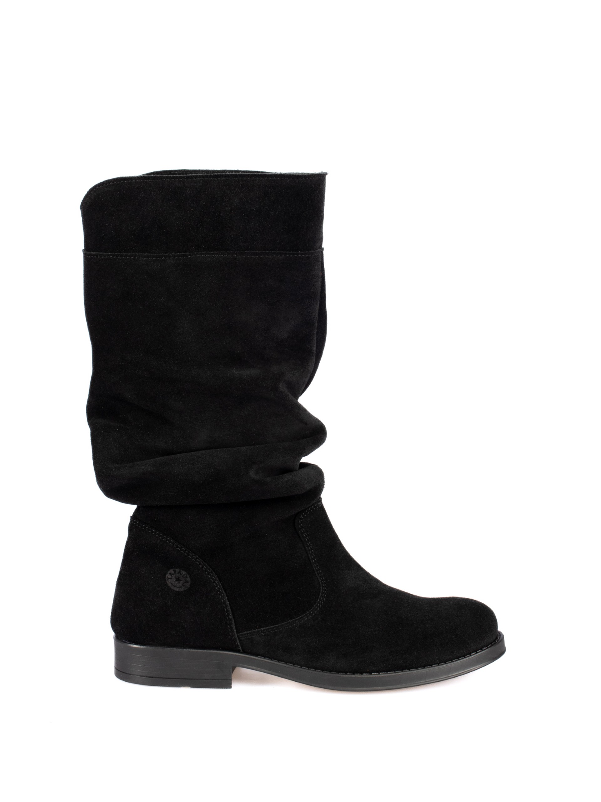 Bota de Cano Alto Enrugado