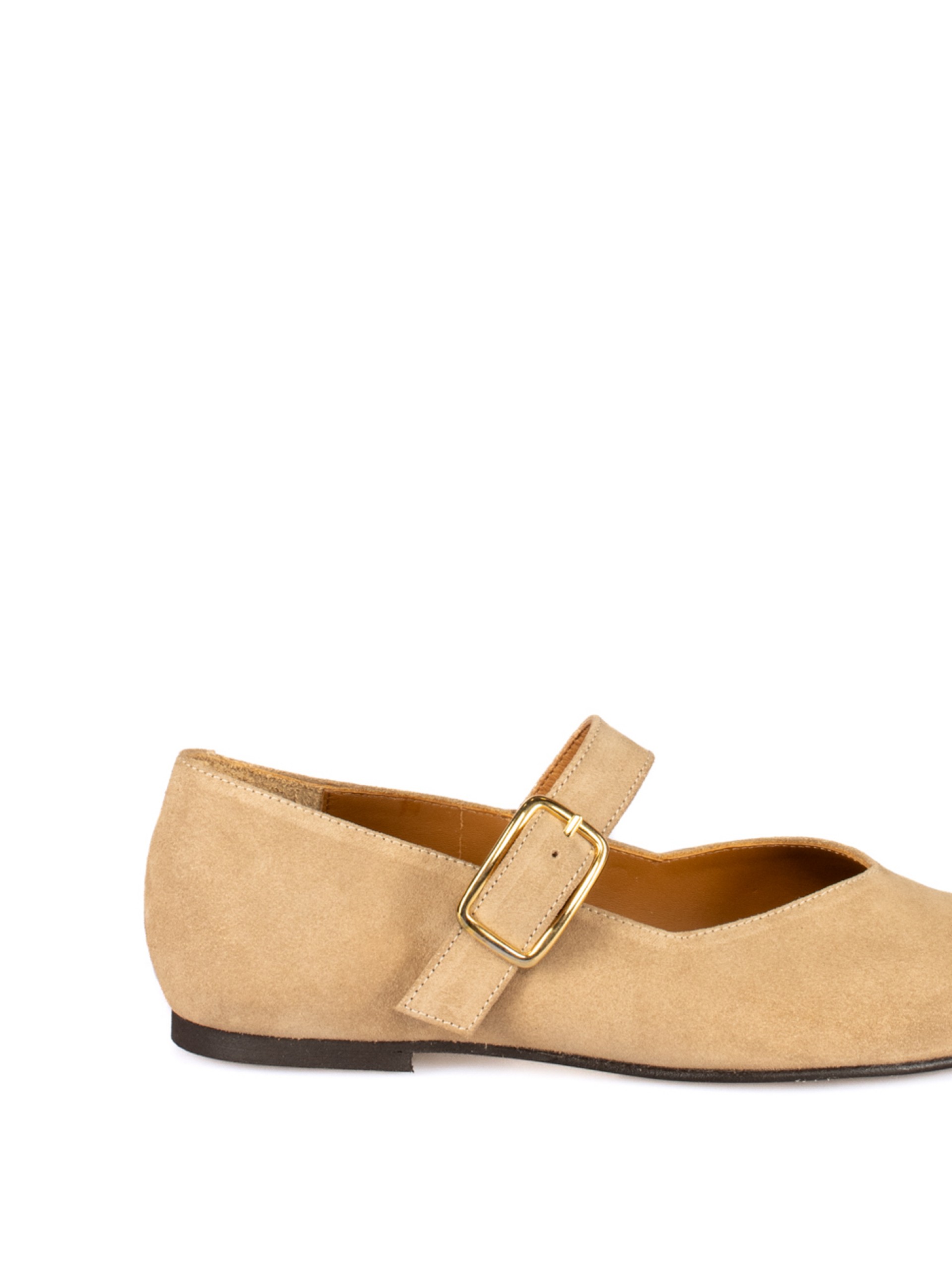 Suede Mary Jane Shoes