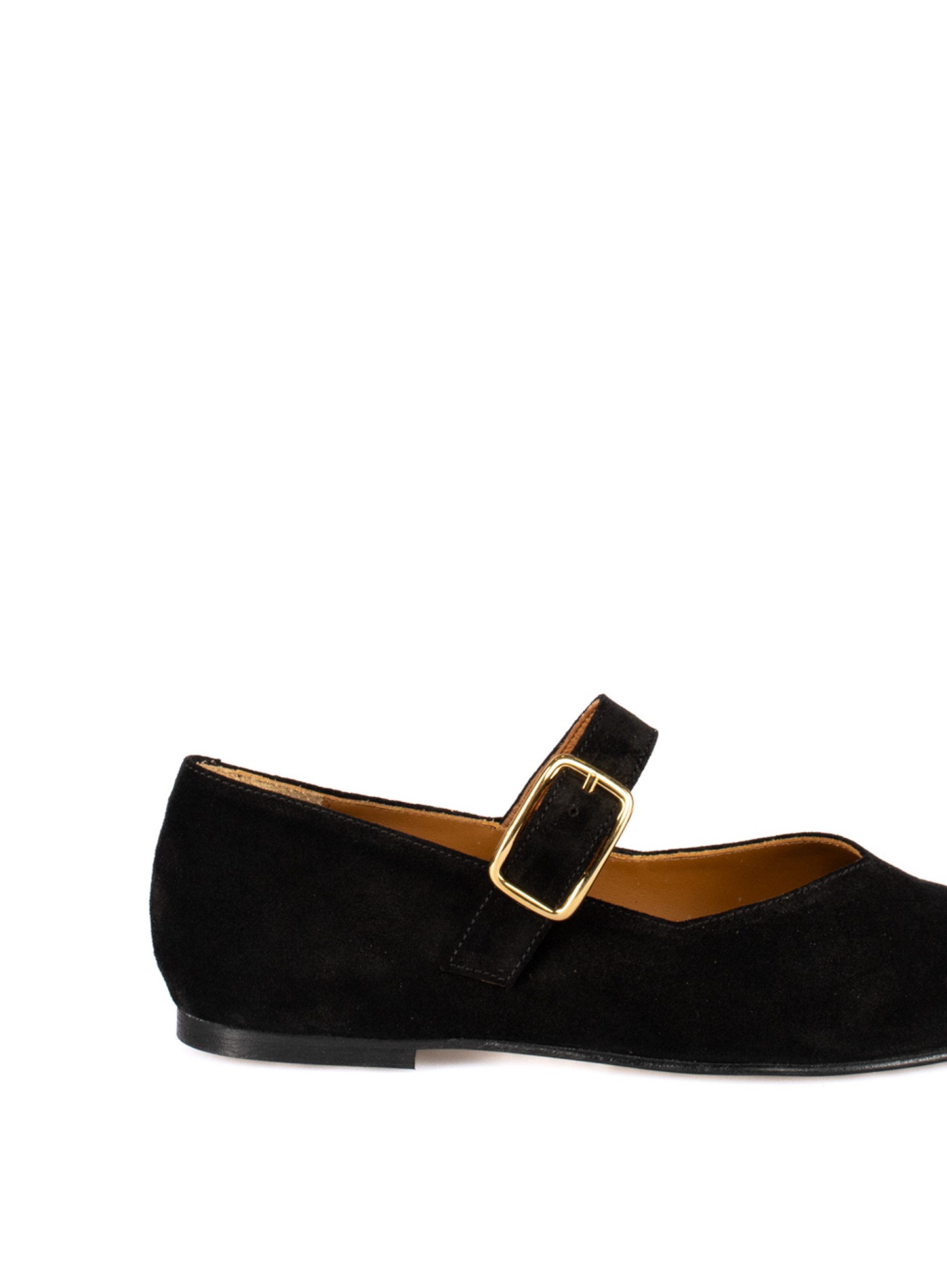 Suede Mary Jane Shoes