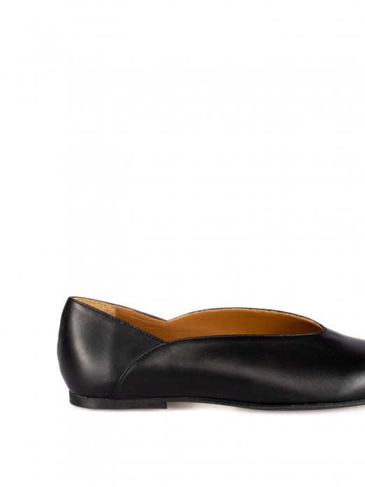 Leather Sabrina-Style Shoes Leather Sabrina-Style Shoes