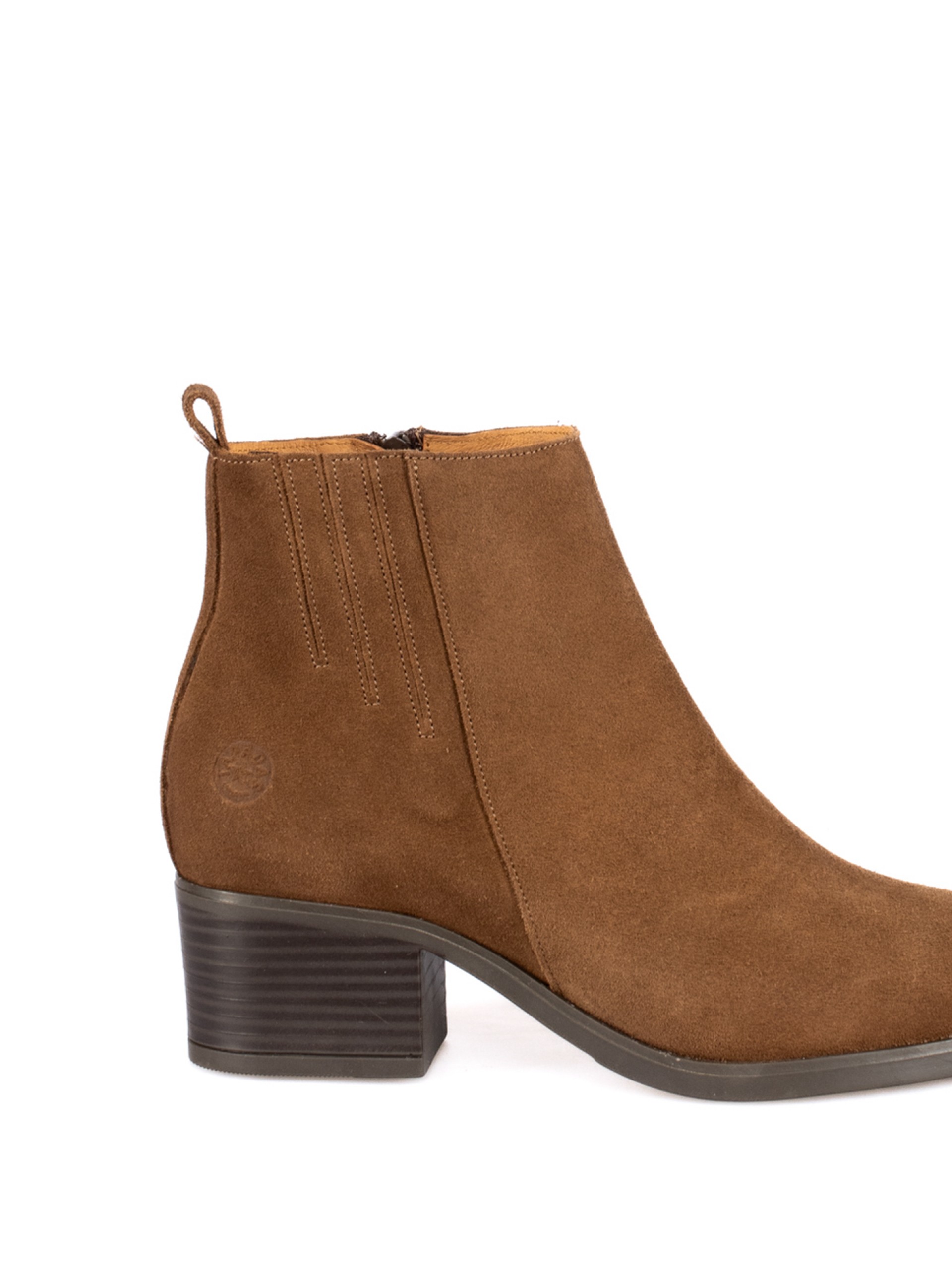 Suede Boot with Heel