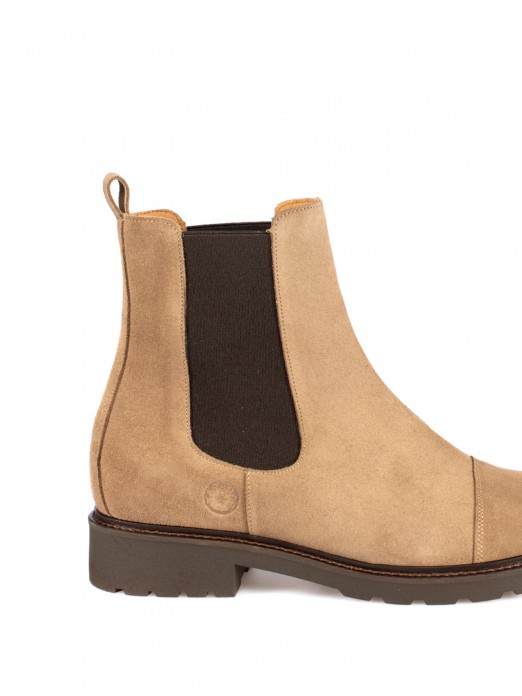 Suede Ankle Boots with Elastic Suede Ankle Boots with Elastic
