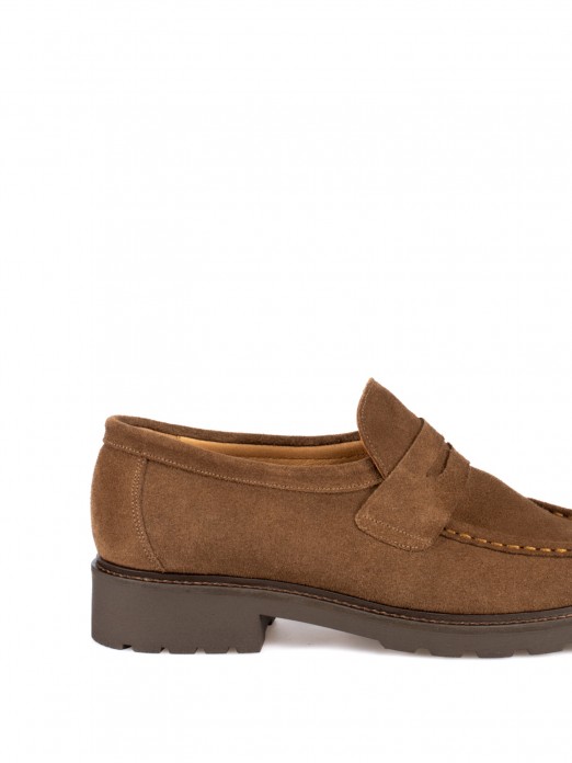 Suede Loafers