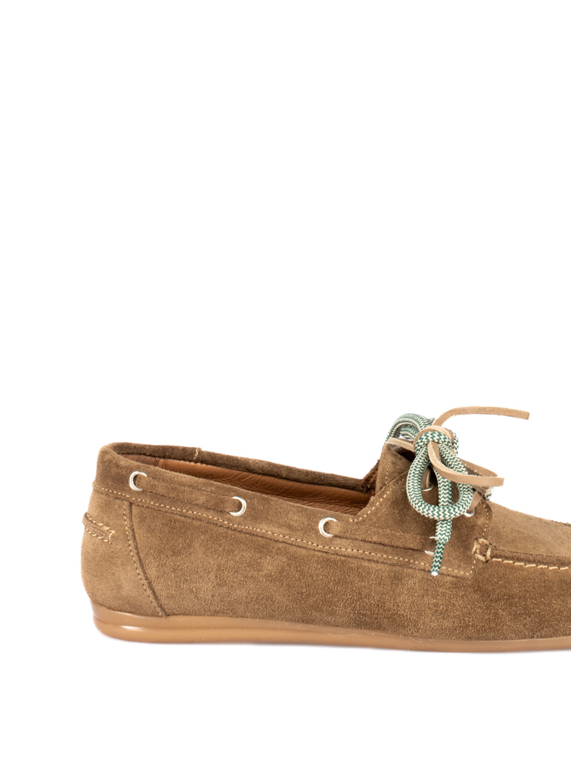 Suede Loafers with Laces