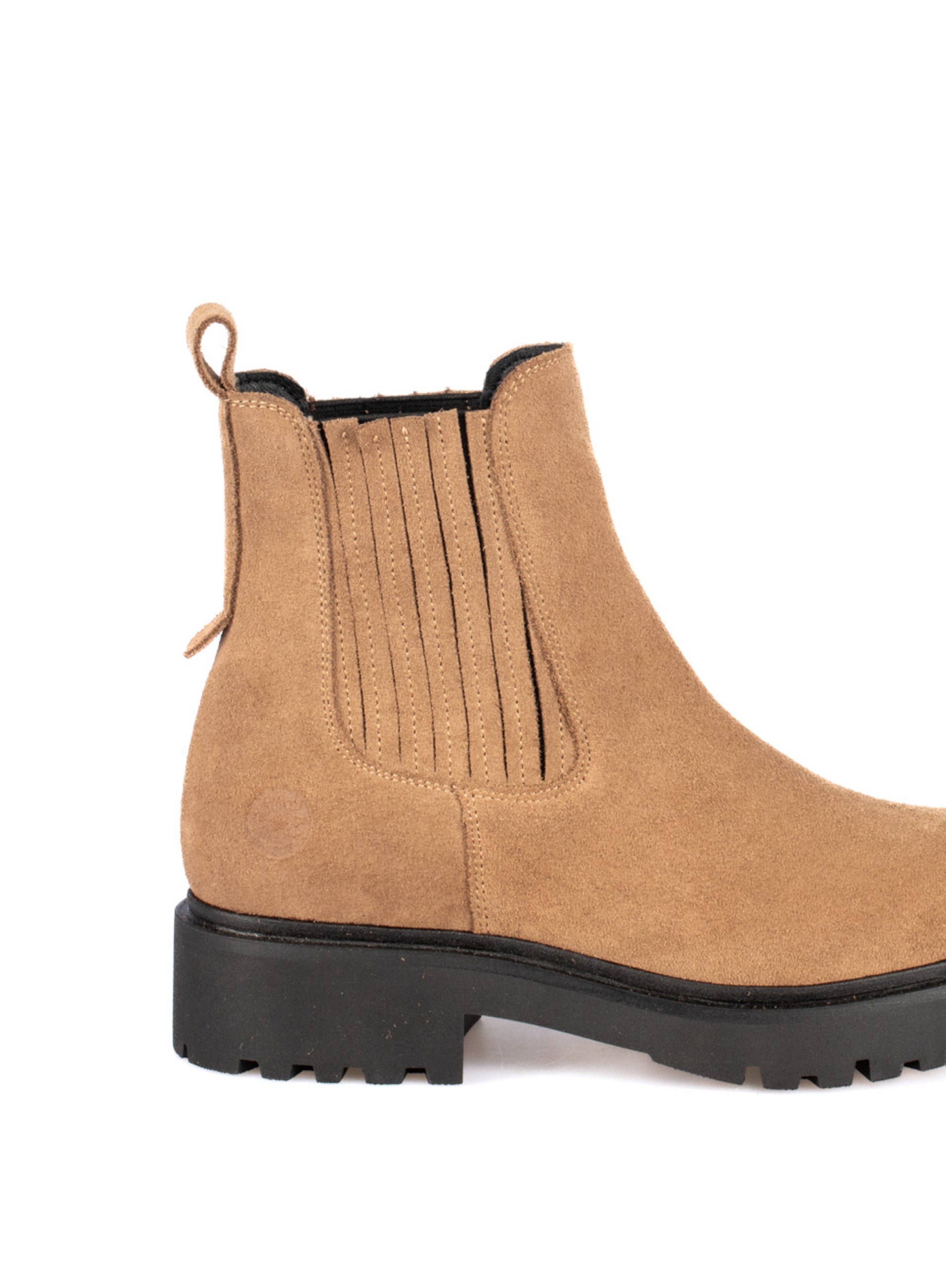 Suede ankle boot