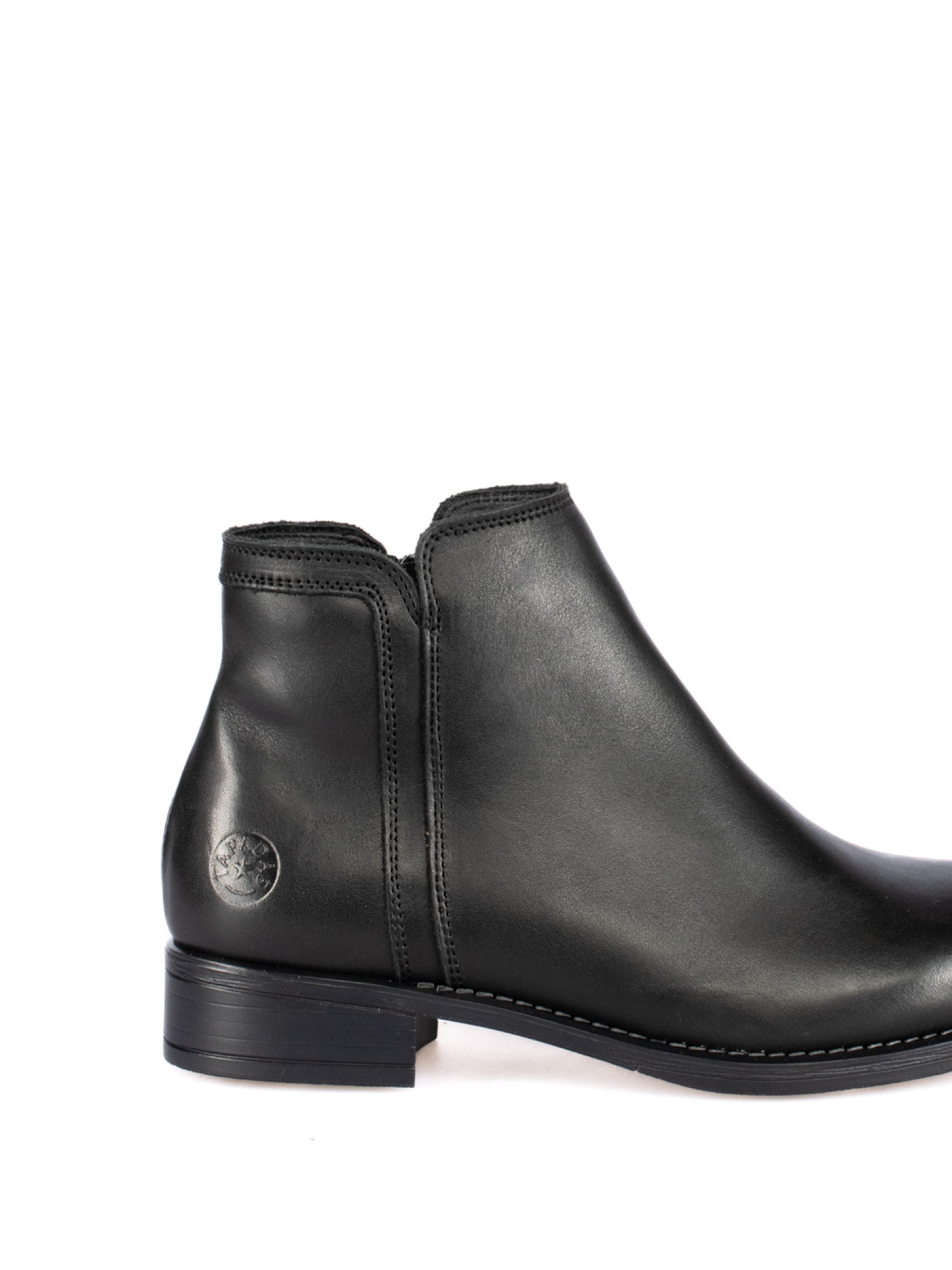 Flat Leather Boot