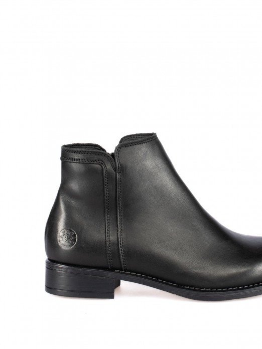 Flat Leather Boot Flat Leather Boot